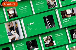 Ardar – Business PowerPoint, a Presentation Template by Dens Creative Studio
