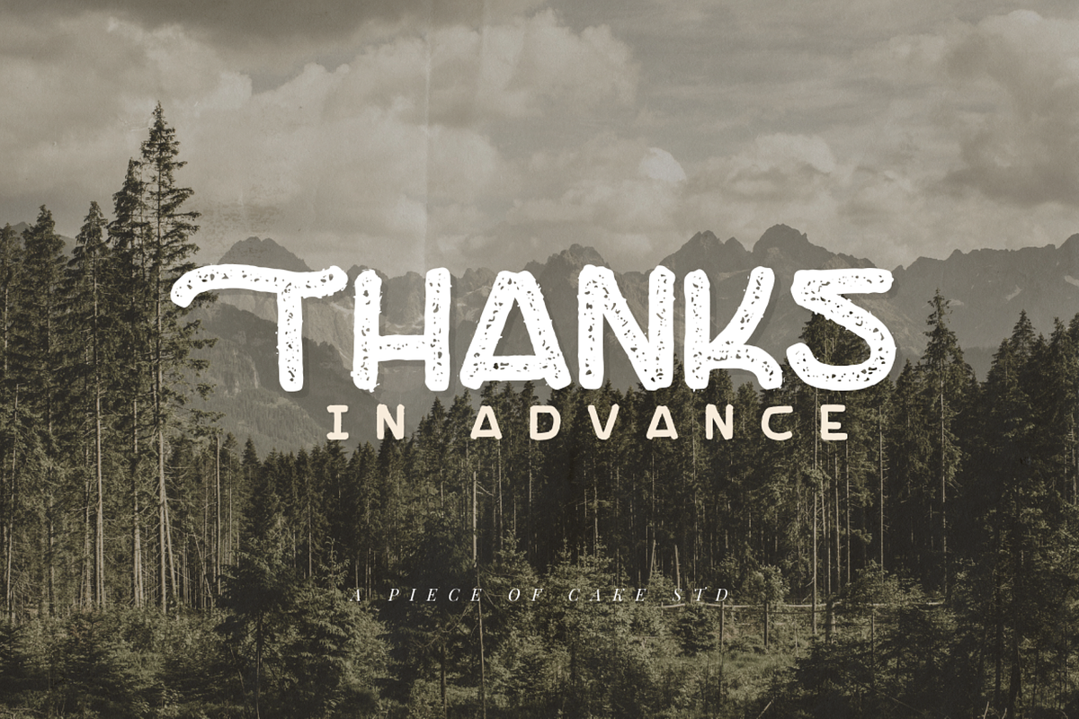 Goga Zhane - A Display Font, a Sans Serif Font by a Piece of Cake (Photo 7 of 7)