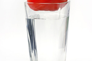 Tomato in the glass, a Photo by saiko3p