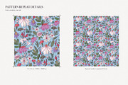 Elegant Floral Patterns: Botanical, a Pattern Graphic by likorbut (Thumbnail 16 of 21)