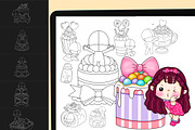 500+ Chibi stamp brushes, Chibi body, a Brush Add-On by DrawingStoryShop (Thumbnail 2 of 10)