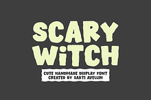 Scary Witch - Cute Display Font