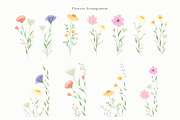 Watercolor Flowers Collection, a Decorative Illustration by An Design (Thumbnail 5 of 5)