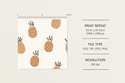 Pineapple, a Pattern Graphic by Olena Kuznietsova (Thumbnail 4 of 8)