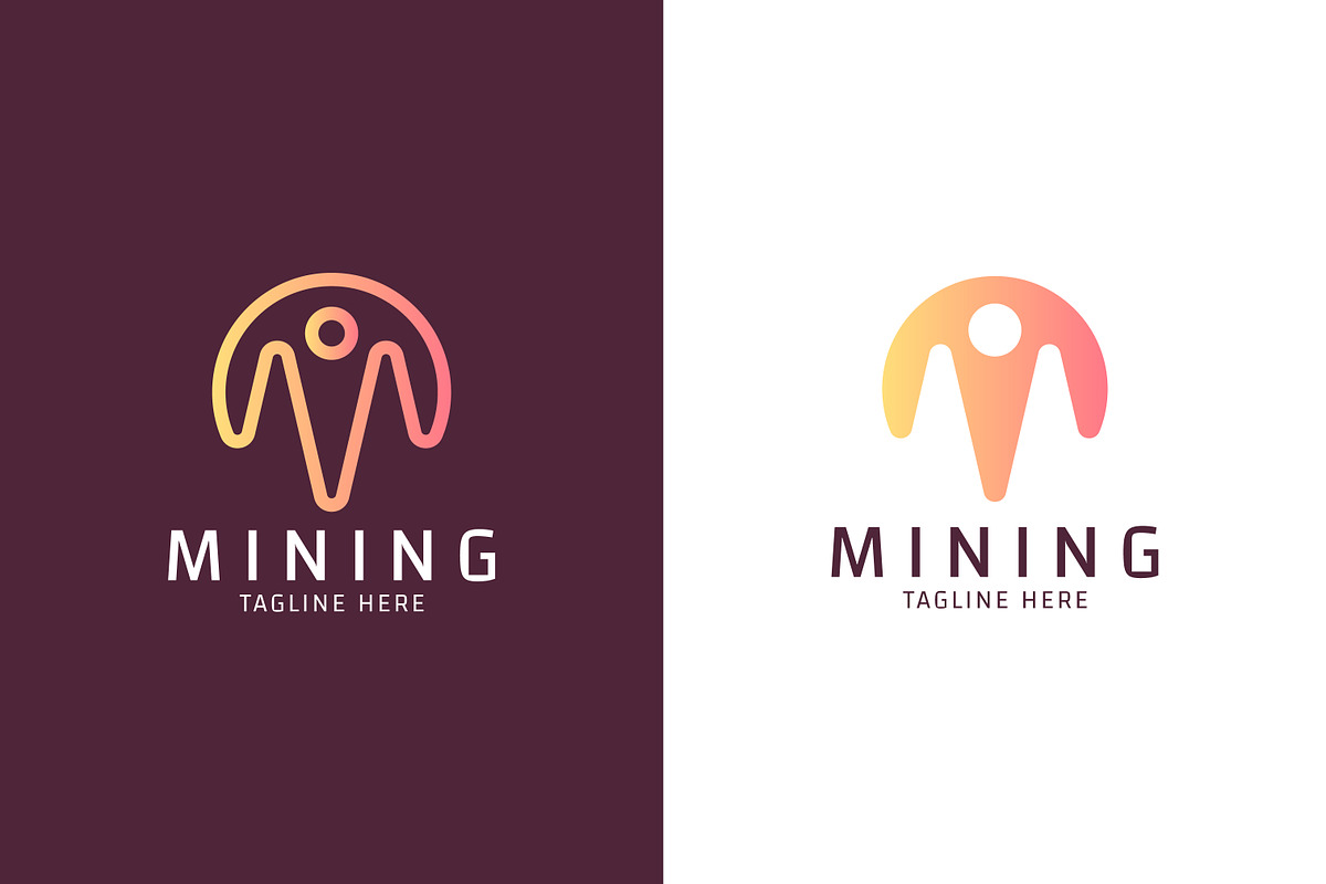 Letter M Logo Mining Industry, a Branding & Logo Template by Signatoro (Photo 1 of 3)