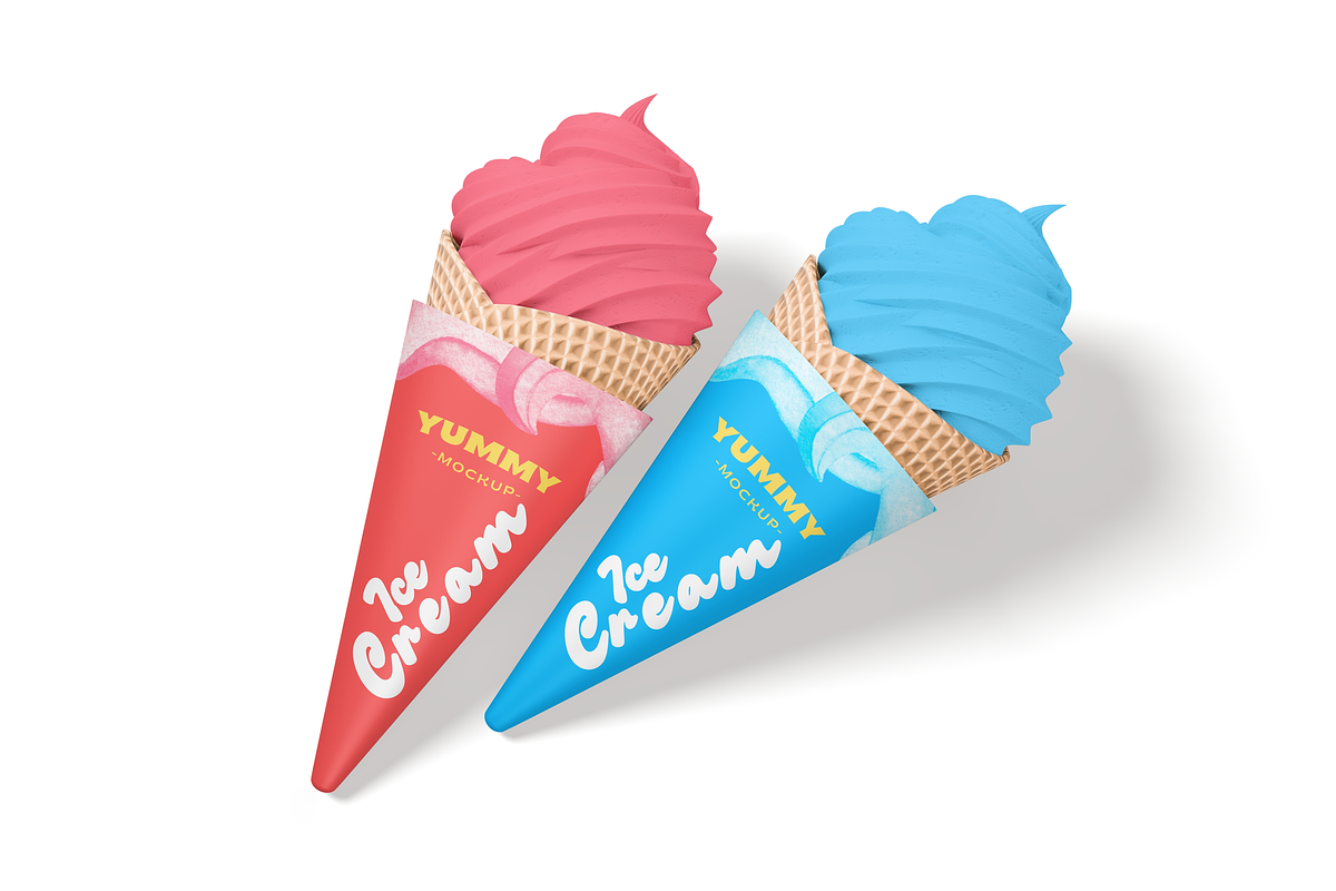 Ice Cream Mockup, a Cups & Container Mockup by DSNA Mockup (Photo 4 of 5)