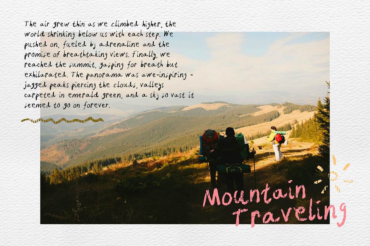 Handwritten Chalk Font Luna's Quill, a Handwritten Font by Perplexitics (Photo 4 of 10)