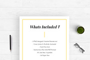 Minimalist Resume Template, a Resume Template by desvibes (Thumbnail 6 of 6)