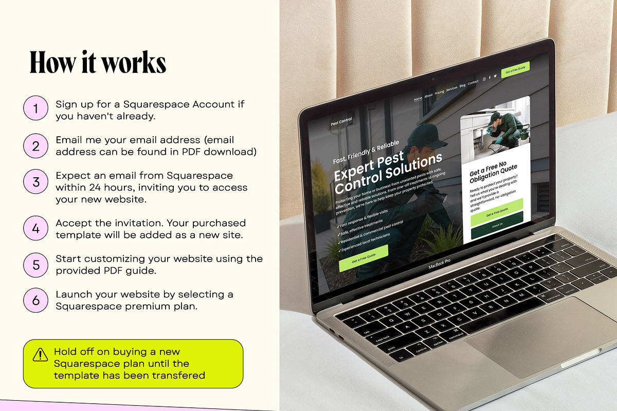 Pest Control Squarespace Template, a Squarespace Template by Template Twist Shop (Photo 5 of 9)