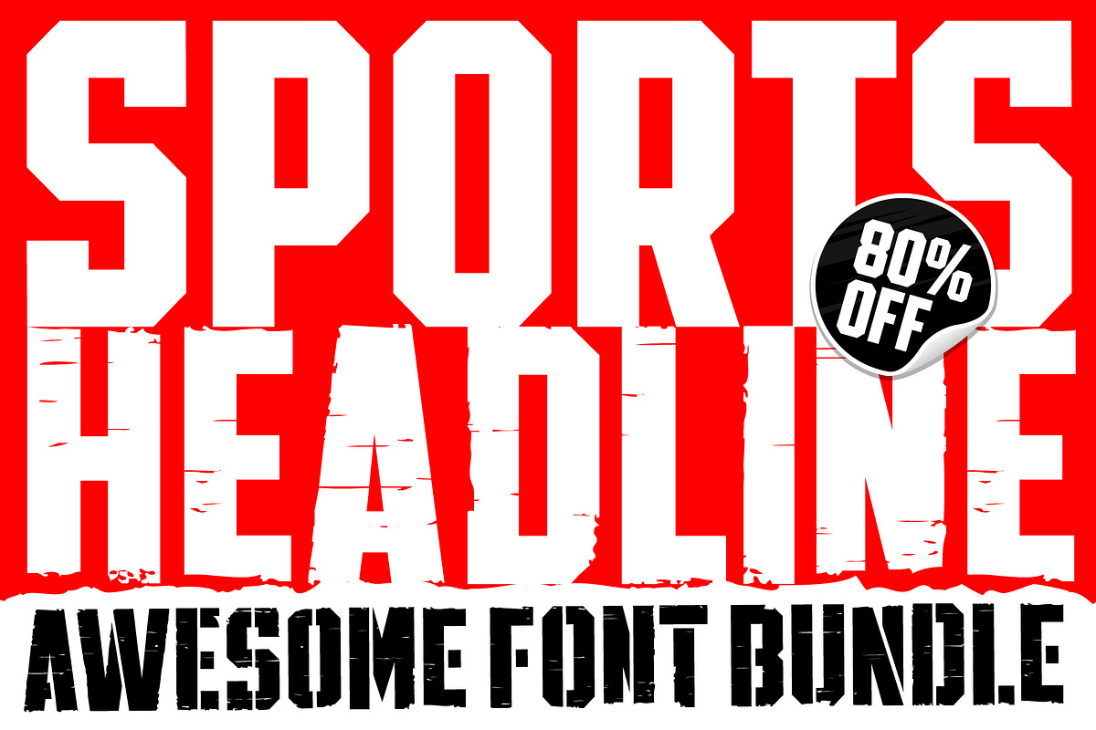 SPORTS HEADLINE FONT BUNDLE