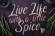 Spicy Taste typeface, a Script Font by VozzyStock (Thumbnail 4 of 5)
