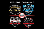 Ceramic Coating Logo Bundle, a Branding & Logo Template by Guavanaboy (Thumbnail 1 of 3)