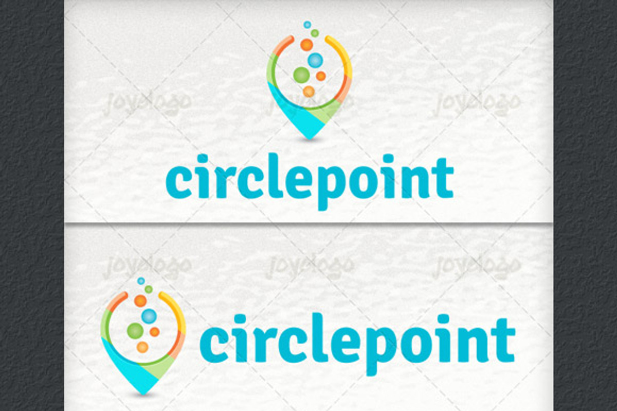 3D Circle Bubbles Chat Point Logo, a Branding & Logo Template by joyologo (Photo 2 of 5)