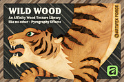 Wood Textures & Pyrography Effects, a Layer Style Add-On by The Artifex Forge (Thumbnail 1 of 20)