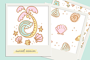Girls Surf print pattern collection, a Decorative Illustration by Coco & Cub Studio (Thumbnail 11 of 13)