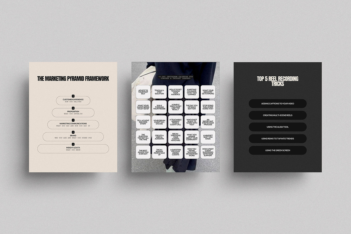 Instagram Coach Canva Template, a Social Media Template by Moscovita Studio (Photo 8 of 12)