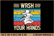 Plague Doctor Wash Your Hands SVG, a Healthcare Illustration by Handy Arts Studio (Thumbnail 1 of 3)