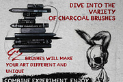 Charcoal Brushes For Procreate, a Brush Add-On by Easy Procreate (Thumbnail 3 of 8)