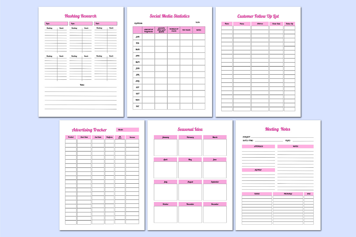 2026 Side Hustle Bundle, a Stationery Template by Shumaya (Photo 6 of 7)
