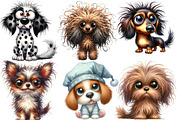 Quirky Crazy Dogs Sublimation Clipar, an Animal Illustration by Designworld (Thumbnail 6 of 6)