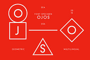 Ojos Sans Serif Font, a Sans Serif Font by Ballasiotes (Thumbnail 4 of 8)