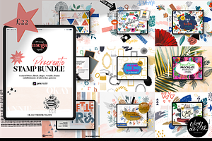 Mega Procreate Stamp Bundle