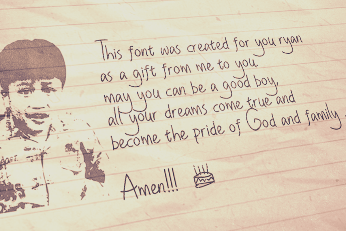 Happy Birthday Ryan - Handwritten preview 3