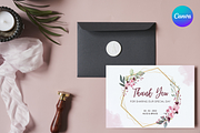 Wedding Thankyou Cards 5 in 1 Bundle, an Invitation Template by Visual Designs (Thumbnail 1 of 5)