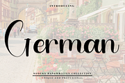 German, a Handwritten Font by FreshTypeINK (Thumbnail 1 of 8)