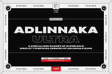 Adlinnaka Ultra - Display Font