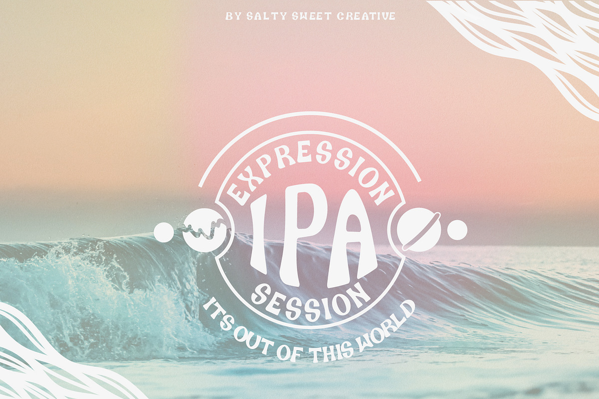 Expression Session Display Font, a Font by Salty Sweet Creative (Photo 4 of 5)