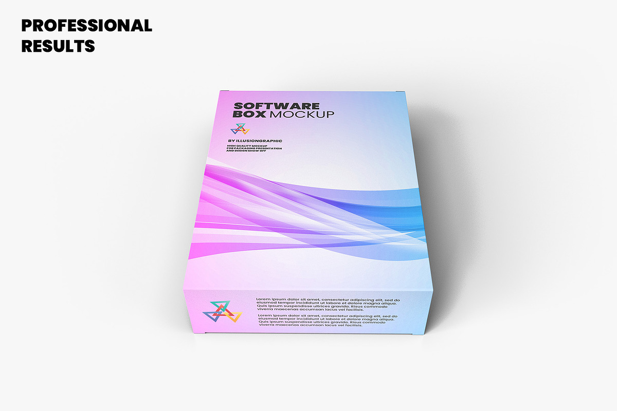Software Box Mockup - 13 Views, a Packaging Mockup by Illusiongraphic (Photo 8 of 27)