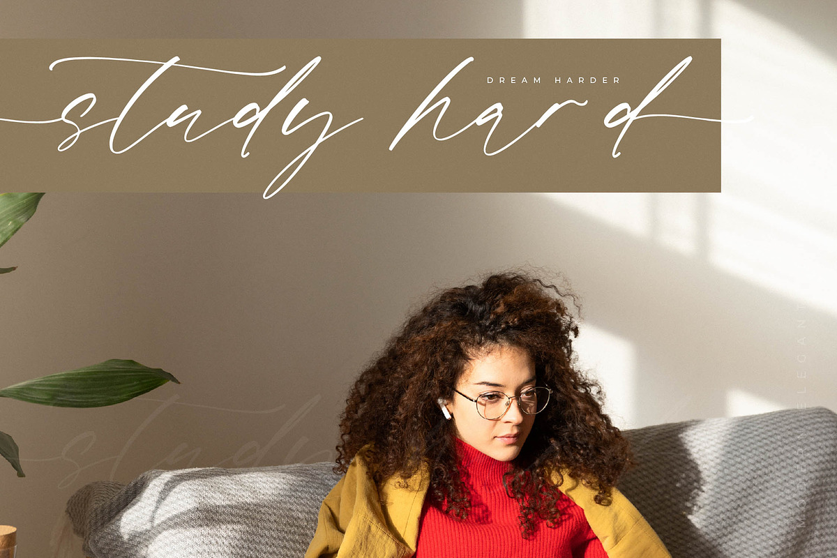 Fasttelo Engelliy Elegant Script, a Script Font by Letterena Studios Script (Photo 2 of 15)