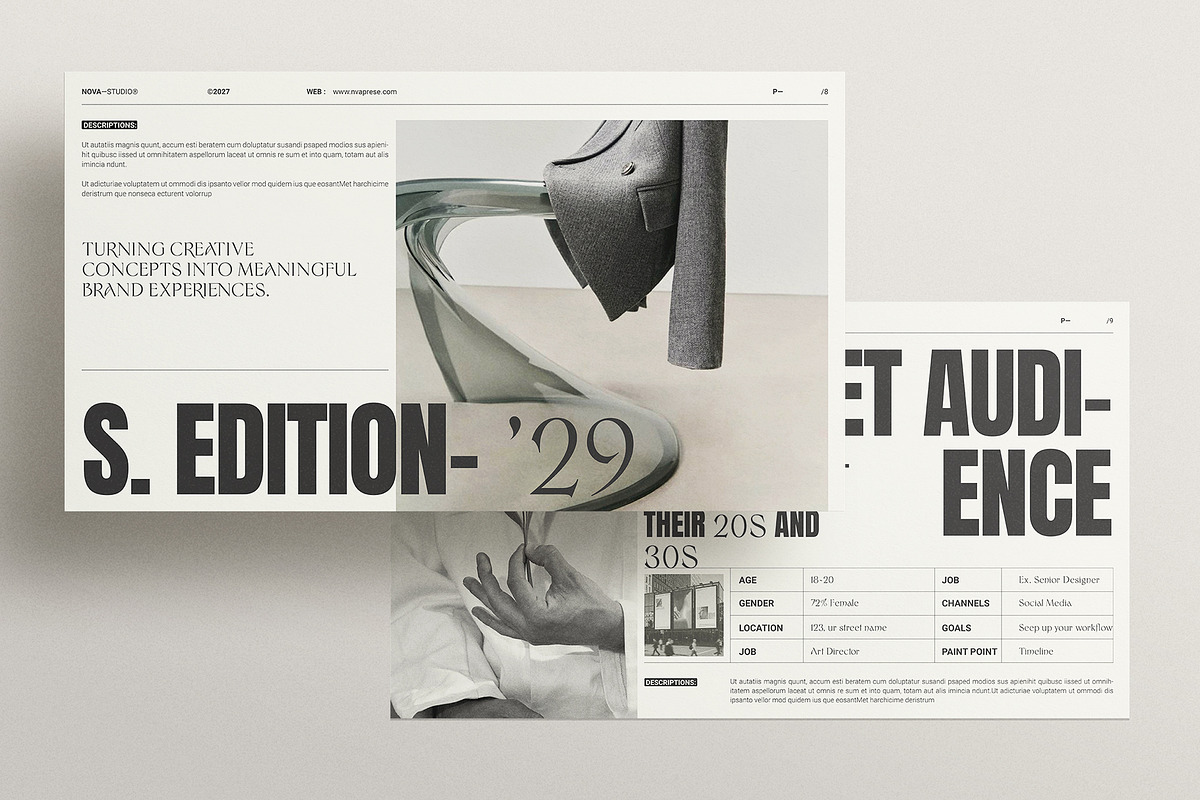 Creative Brief Campaign Presentation, a Presentation Template by Studio Monova (Photo 10 of 13)