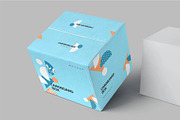 4 Cardboard Box Mockups, a Packaging Mockup by megostudi0 (Thumbnail 6 of 6)