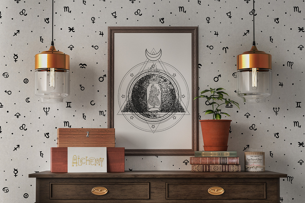 100 ALCHEMY. Magic Vector Set., an Illustration by Varvara Gorbash (Photo 3 of 9)