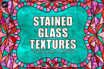 Stained Glass Texture Brushes, a Brush Add-On by The Creative Bix