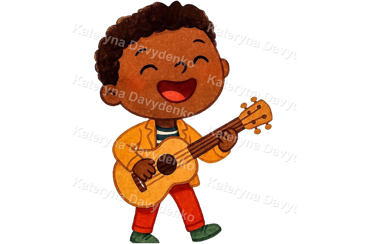 Kids music Children activities set, a Person Illustration by Bubert Art (Photo 3 of 4)