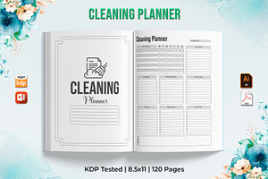 Editable Cleaning Planner