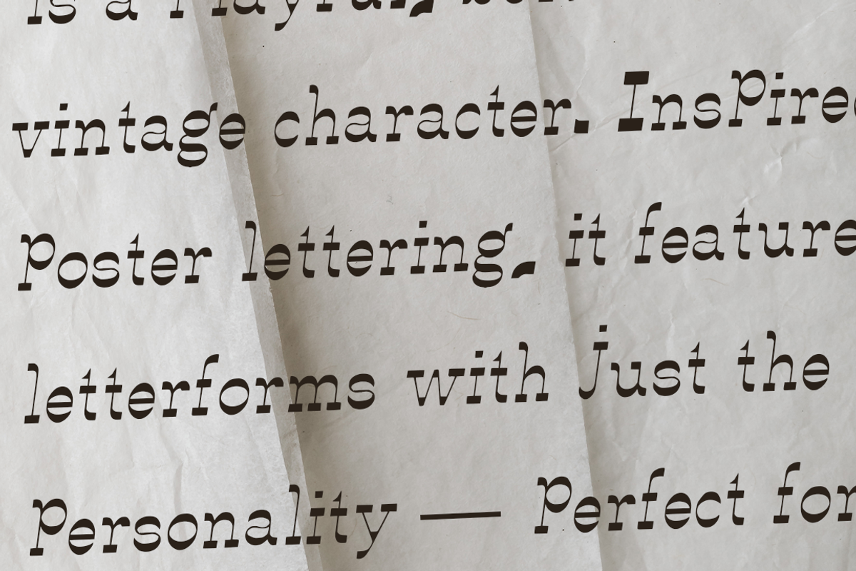 Italian Print - Font, a Serif Font by Lilithcollageart (Photo 4 of 4)