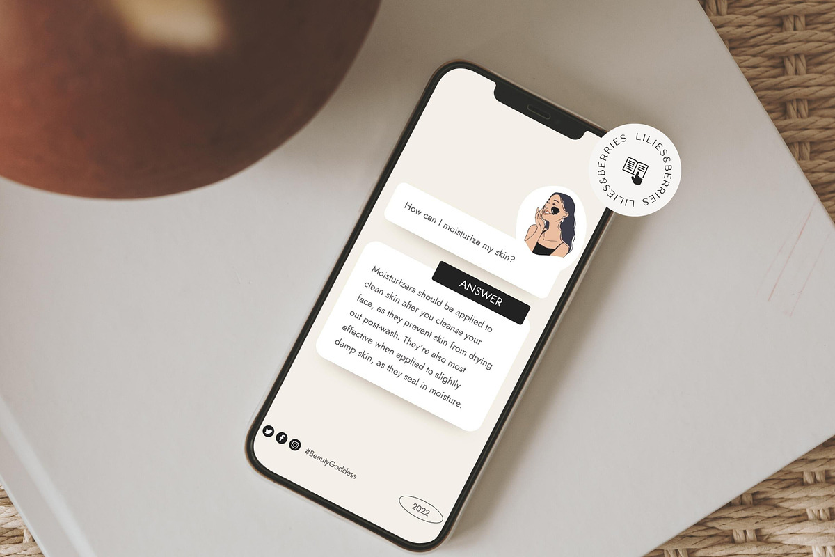 Canva Skincare templates, a Social Media Template by LiliesandBerries (Photo 17 of 19)