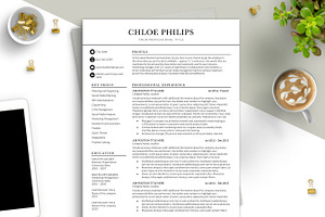 Minimal Modern CV Resume Template