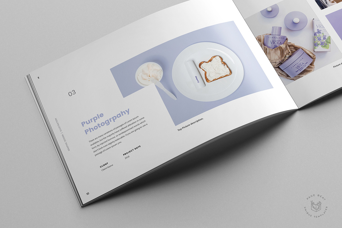 Croma Landscape Portfolio + Resume, a Brochure Template by PageBeat (Photo 5 of 12)