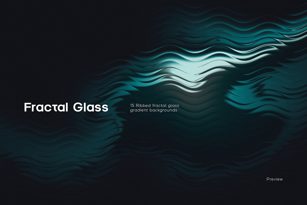 Ribbed Fractal Glass Gradient, a Background Graphic by Ghurafa Studio (Photo 5 of 10)