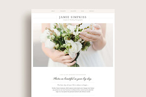 Jamie - Photography Website Template
