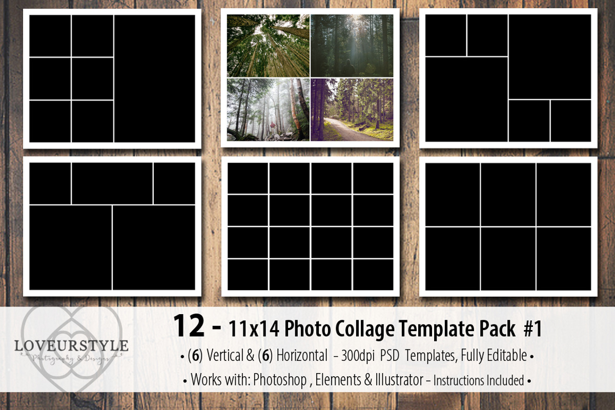 SALE Massive Photo Template Bundle, a Design Template by Loveurstyle Designs (Photo 36 of 39)