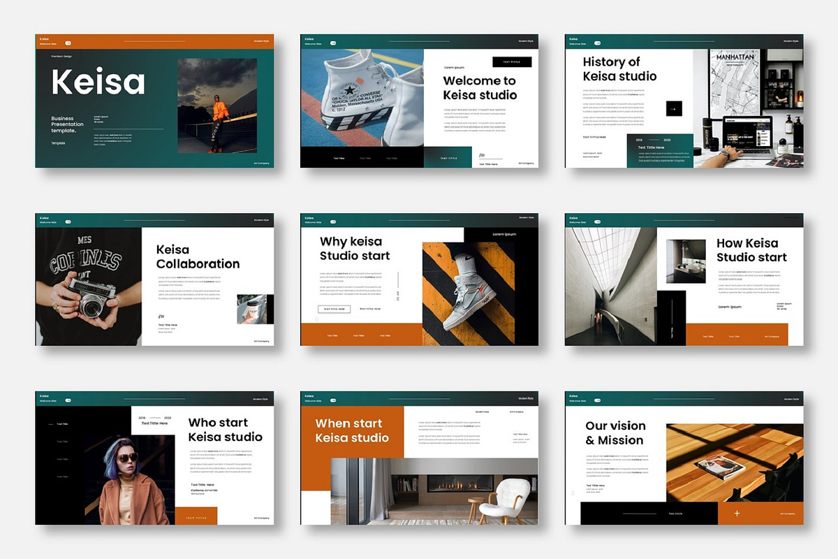 Keisa  – Business PowerPoint, a Presentation Template by Dens Creative Studio (Photo 2 of 6)