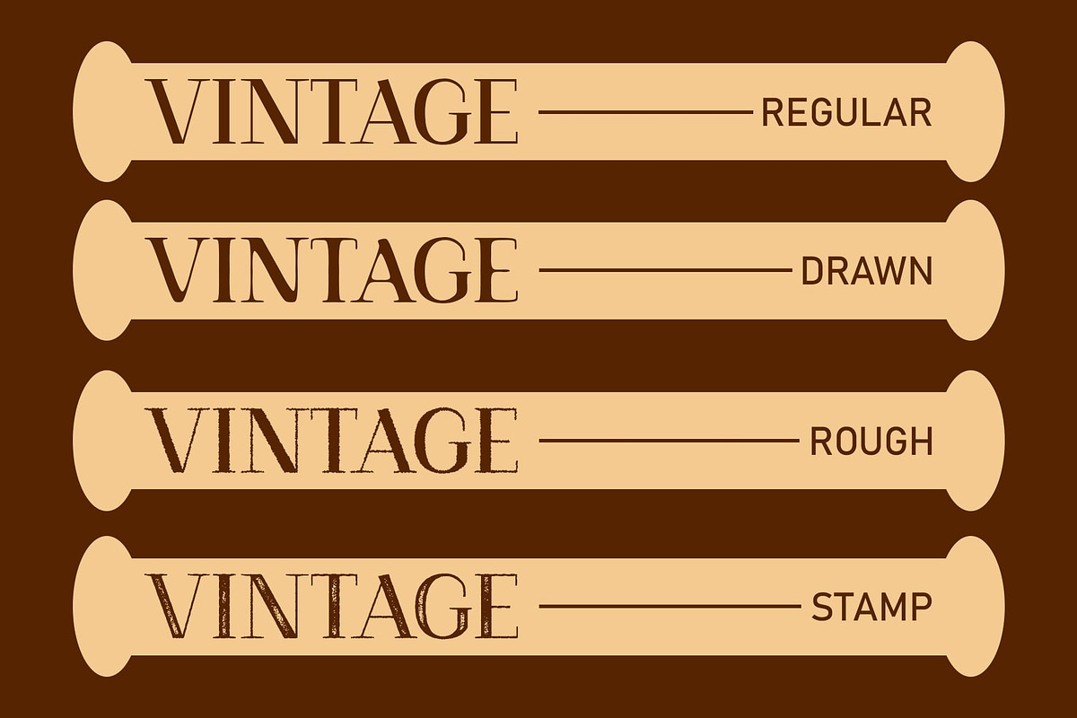 Alkalis Vintage, a Serif Font by Craft Supply Co. (Photo 6 of 8)