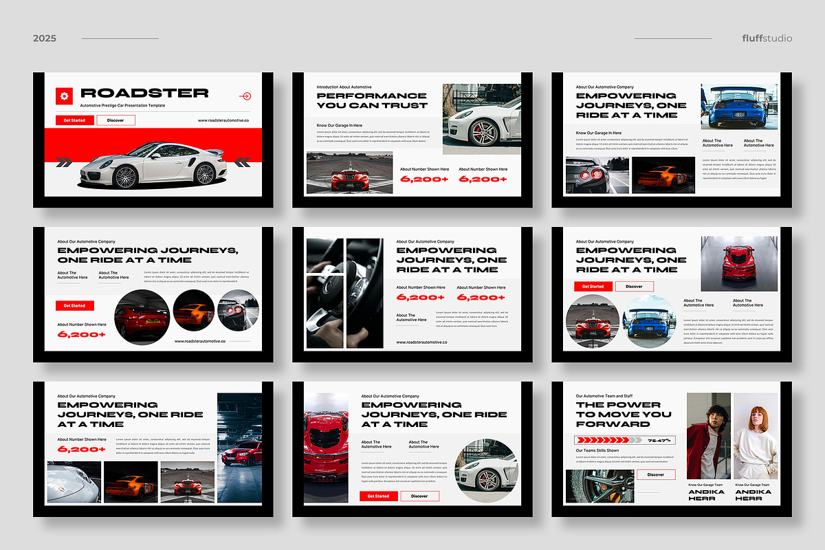Car Automotive Keynote Template, a Presentation Template by fluffstudio (Photo 2 of 4)
