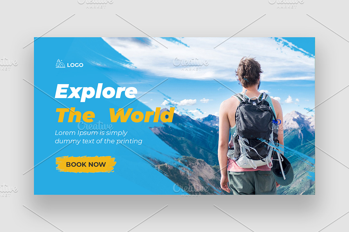 Travel Youtube Thumbnail Bundle, a Social Media Template by Shahjahangdb1 (Photo 18 of 21)